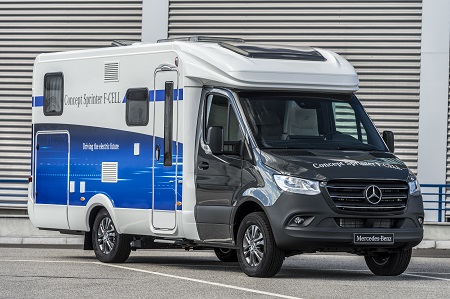 Mercedes zeigt Wohnmobil mit Brennstoffzelle und Elektroantrieb -  eMobilServer